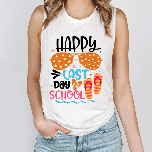 Happy Last Day Of School Summer Teacher Tank Top
