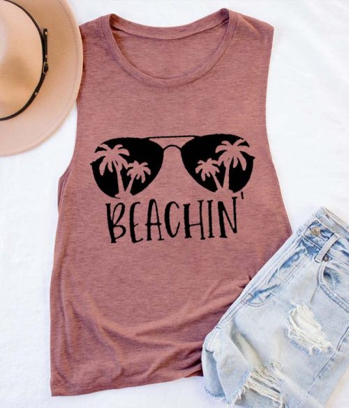 Beachin' Teacher Tank Top